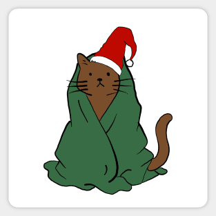 Christmas cat Sticker